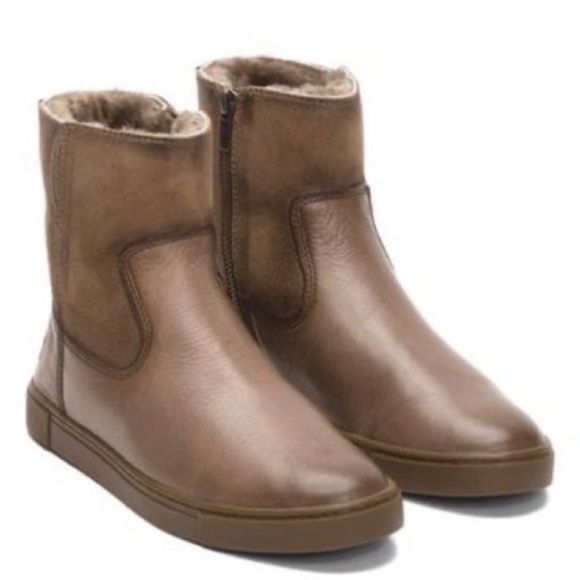 Frye Shoes - Frye gemma shearling boots brown size 9